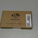 PHOEPET No Pull Dog Harnesses for Small Dogs Reflective Adjustable Front Clip Vest with Handle 2 Metal Rings 3 Buckles [Easy to Put on & Take Off] (S, Orange)