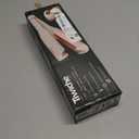 Tiwiche S-Shaped Curling Iron for Beach Waves, 1.5-Inch Barrel with Tourmaline Ceramic & Dual Voltage for Wet & Dry Hair, 30s Fast Heat, 4 Temp Settings (320-410F), Auto Shut-Off (White)