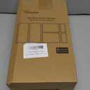 6 Pack Large Clear Plastic Drawer Organizer Trays, Acrylic Kitchen Drawer Organization and Storage Dividers, Non-Slip Storage Bins for Makeup, Kitchen Utensils, Bathroom, Jewelries and Office Desk