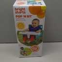 Bright Starts Pop 'N Sit Portable Booster, Indoor/Outdoor Use, Floor Seat with Feeding Tray, Teal, 6 Mos - 3 Yrs
