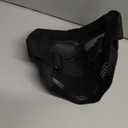 Skull Mask Full Face Tactical Masks for CS Survival Games Shooting Cosplay Movie Paintball Halloween Scary Masks (Black)