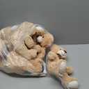 MaoGoLan 7Pcs Bulk Teddy Bears Stuffed Animals Baby Shower, Soft Small Stuffed Bears in Bulk, 13.5" Cuddly Mini Teddy Bears Centerpiece,Wedding,Party,Engagement (Tan)