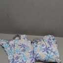 HonestBaby Family Matching Holiday Pajamas 100% Organic Cotton for Men, Women, Kids, Toddlers, Baby Boys, Girls, Unisex, Pets (Medium, Falling Snowflakes)