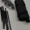 YEEDOIDO C2 Canopy for Wagon Attachment, Awning Shade Cover for Kids Folding Collapsible Beach Utility Push Pull Wagon Cart Replacement Waterproof Removable Foldable Portable Black