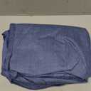 100% Cotton Duvet Cover Twin Size - Reversible Ocean Blue Duvet Cover Set with Button Closure, Gradient Navy Blue Bedding Set 2 Pcs, 1 Duvet Cover 68"x90" with 4 Corner Ties and 1 Pillow Sham 20"x26"