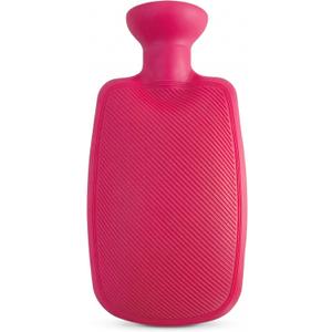 BYVOV Silicone Hot Water Bottle 2L for Pain Relief, Odorless & Leakproof, Long Lasting Heat for Period Cramps, Back, Neck & Muscle Pain, Soft Durable Design (Red)