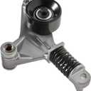 TUCAREST 38453 (For L4 2.4L ;w/Spring Damper) Drive Belt Tensioner Pulley Assembly Fit For 08-13 Sc-ion xB /07-09 To-yota Camry (No Hybrid), 09-10 Corolla, 09-13 Matrix, 06-08 RAV4 [# 1660128020]