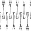 New Star Foodservice 58086 Slimline Pattern, 18/0 Stainless Steel, Oyster Fork, 5.4-Inch, Set of 12