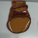 Malier Dog Winter Coat, Reversible Fleece Dog Cold Weather Coats, Windproof Warm Snow Puppy Jacket Vest Pet Clothes for Small Medium Large Dogs (Brown, X-Small)