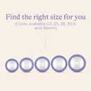 Lansinoh ComfortFit Breast Pump Flanges, Size 21mm, 2 Count