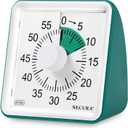 Secura 60-Minute Visual Timer, Classroom Timer, Countdown Timer for Kids and Adults, Time Management Tool for Teaching (Dark Green & Dark Green)