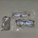 Madison Avenue Square Vintage TR90 Blue Light Blocking Reading Glasses for Women, Anti Eyestrain/Glare Computer Readers