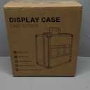 Kabinka Graded Card Storage Box with Display Window for PSA/CGC Holder, TSA Combination Lock Trading Deck Case for Sports Cards, Storage Slab Case with 6+2 EVA Dividers for MTG/TCGs(Black)