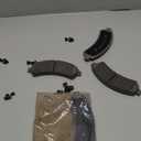 ACDelco Silver 14D726CHF1 Ceramic Front Disc Brake Pad Set with Clips