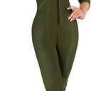 Spooktacular Creations Pilot Costume Adult Women, Flight Suit, Jumpsuit for Halloween Costume (Small)