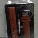 Fullmosa Watch Bands 21 mm Leather Watch Band Strap - Burnished Leather Watch Band Vintage Wristband