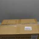 Pull out Cabinet Organizer, 2-pack, Expandable(12"-20") Heavy Duty Slide out Drawers Fixed with Adhesive Nano Film for Pots, Roll out Shelf Storage for Kitchen Base Cabinet Organization(3 Rails) (White)