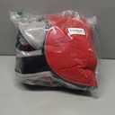 MIGOHI Comfortable Large Dog Coat - Waterproof Dog Coat with Reflective Strips,Windproof XXL Dogs Jacket with Warm Turtleneck, Snow Coats for Large Dogs,Labrador Golden Retriever,2XL,RedBlack