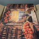 CGXLB Winery Wall Art Wine Cellar & Sunset Paintings, Rustic Winery Decor Farmhouse Picture for Dining Room, Wine Bar, Kitchen, Italian Countryside Art 16"x24"