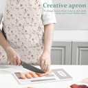 Apron for Women with Pocket Adjustable Portable Apron,Aesthetics Practical Kitchen Cooking Gardening Waiter