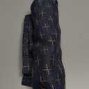 MIULEE Pack of 2 Decorative Burlap Linen Throw Pillow Covers Modern Farmhouse Vintage Pillowcase Rustic Woven Textured Cushion Cover for Sofa Couch Bed 18x18 Inch Blue