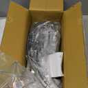 HOHIYA 74 Rotating Ornament Display Tree 90 Hook Heavy-Duty Metal Ornament Stand Elegant Chrome Silver Indoor Holiday Decor Christmas Tree Alternative Gift idea Taiwan Made