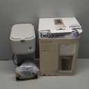 BELLA Single Serve Coffee Maker, K Cup & Coffee Ground Compatible with Removable, Adjustable Drip Tray, Auto Shutoff & Reusable Dishwasher Safe Accessories, Brews 6oz to 14oz, 1000 Watt, Oatmilk