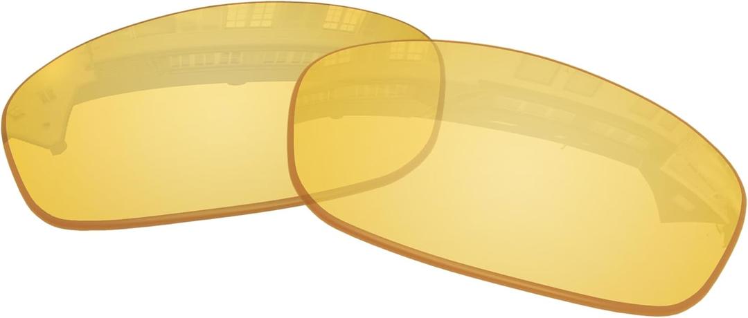 OOWLIT Replacement Lenses Compatible with Oakley Canteen 2014 OO9225 60mm Sunglass (Hd Yellow)