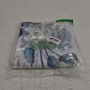 Gibelle Blue Eucalyptus Shower Curtain, Watercolor Plant Leaves with Floral Bathroom Shower Curtain Set with Hooks, 72x72