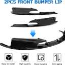 Front Bumper Lip for 2012-2018 BMW 3 Series F30 F31 M Sport 2PCS Glossy Black Front Lip Splitter
