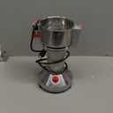 Moongiantgo Grain Mill Grinder Electric 300g Commercial Spice Grinder 1500W Stainless Steel Pulverizer Dry Grinding Machine for Wheat Corn Rice Pepper Herbs Coffee Beans (300g Upright, 110V) (Silver)