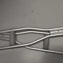 PCP Aluminum Crutches, Push Button Adjustable Height, Lightweight, 1 Pair, Kids Child Size (4'0" to 4'6")