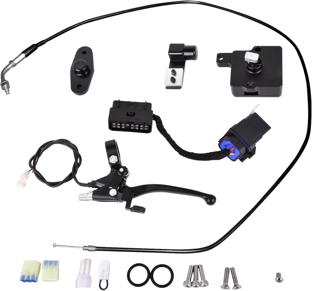 Manual 4wd Actuator Kit Compatible with Kawasaki Brute Force KVF650 750 Prairie KVF 360 4x4 Actuator 400 650 700 Suzuki Twin Peaks LTV700F Replace 1038-1035-2001 16172-0039
