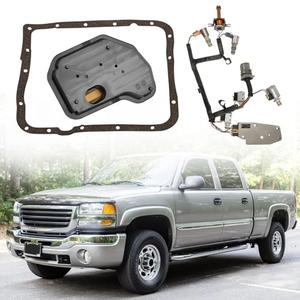 4L60E 4L65E Automatic Transmission Master Solenoid Kit EPC TCC 3-2 PWM w/Harness Filter Gasket for GM 2003-2005 M30 M32 24209121 24215111 24230298 8683187 8677314 24208576