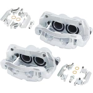 Front Brake Caliper with Bracket Compatible with Honda CRV 07-11, CRV AWD 12-16, Accord Crosstour 10-11, Crosstour 12-15, Odyssey 05-10, Acura RDX 07-12: 19B2958 + 19B2959