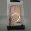 HuwaiH Magnetic Stand for Samsung Galaxy S25 Case, Military-Grade Protection, Anti-Fingerprint Anti-Scratch Translucent Matte Phone case for Samsung Galaxy S25(Pink)