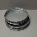 HVAC OV 2pack Galvanized Metal Duct End Cap - 8 Inch with Rubber Gasket for Better Fit