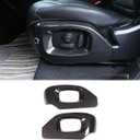 Seat Side Frame Trim Cover Compatible with Land Rover Range Rover Sport 2014-2017,Range Rover Vogue 2014-2017,ABS 2Pcs Car Interior Trim Accessories (Carbon Fiber Pattern)