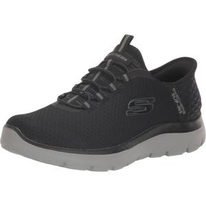 Skechers Men's Summits High Range Hands Free Slip-in Sneaker (12, Black/Charcoal)