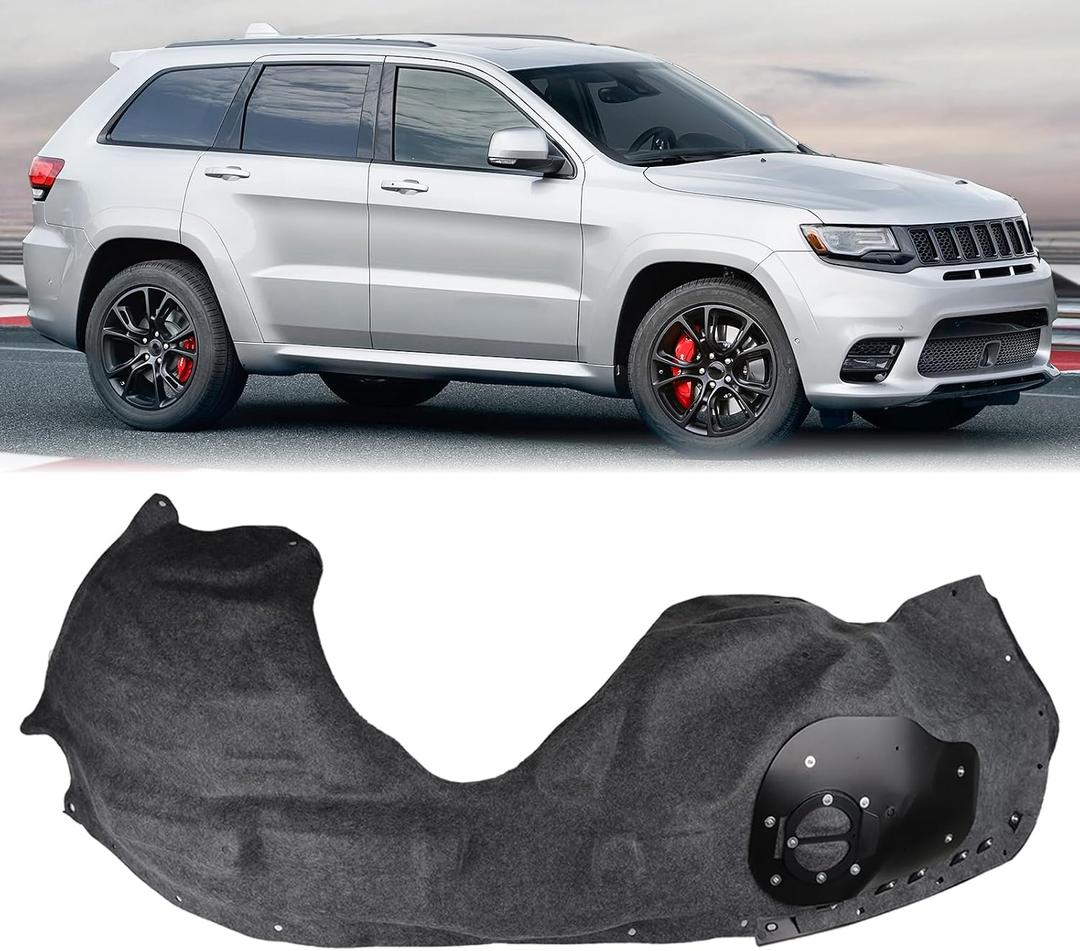 RH Fender Liner Assembly Compatible with 2017-2021 Jeep Grand Cherokee SRT Trackhawk 6.4L V8 Right Passenger Side Replacement 68272335AD