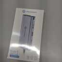 UtechSmart USB C Hub, USB C Ethernet Multiport Adapter, 6 In 1 USB C to HDMI Dock Compatible for Macbook Pro/Air, Chromebook, Dell XPS, HP and Type C Devices (Gigabit Ethernet 100W PD 4K HDMI USB 3.0) (Grey)