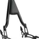 YHMOTO 17'' Detachable Passenger Backrest Sissy bar for Indian Challenger Chief Chieftain Indian Pursuit Springfield Roadmaster Vintage 2014-2024 (22''Black)