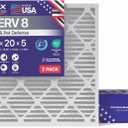 BNX TruFilter 20x20x5 (19.88’’ x 19.88’’ x 4.38‘’ Honeywell Compatible 4”) MERV 8 Air Filter (2-Pack) - MADE IN USA - HVAC AC Furnace Filters Dust, Pet, Mold, Pollen MPR 600 FPR 5