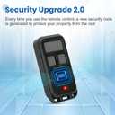 2 for Liftmaster Chamberlain Craftsman Garage Door Opener Remote 890Max 893MAX 893LM 371LM 373LM G953EV-P2, Key Chain Garage Door Opener Remote for Purple Red Yellow Orange Green Learn Buttons
