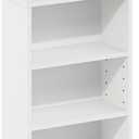 Furinno Jaya Space Saving Multimedia Storage Tower, White (8-Shelf)