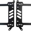 Pair Heavy Duty 5MM Racing Seat Bracket Adapter for Ford Mustang 2015 2016 2017 2018 2019 2020 2021 2022 Low Mount Racing Seat Bracket