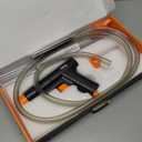 hygger Aquarium Gravel Cleaner, New Quick Water Changer with Air-Pressing Button Fish Tank Sand Cleaner Kit Aquarium Siphon Vacuum Cleaner with Water Hose Controller Clamp