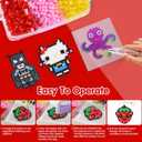 Fuse Beads Kit for Kids: 10000PC Melty Beads Set, 5MM Iron Melting Beads Craft Kit with 8 Pegboards,5 Ironing Paper and Accessories, Arts and Crafts Set Toys Gifts for Boys Girls Christmas Birthday