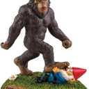 Sasquatch the Gnome Wrecker Garden Statue, Outdoor Lawn & Yard Creature Figurine Sculpture Decorations, Funny Housewarming Gag Gift