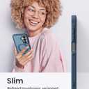 for Samsung Galaxy A16 / A17 / A26 Magnetic Phone Case with Kickstand, Compatible with Mag-Safe, Slim Shockproof Translucent Matte Mag-Stand Cover, Built in Kick Stand, Navy Blue